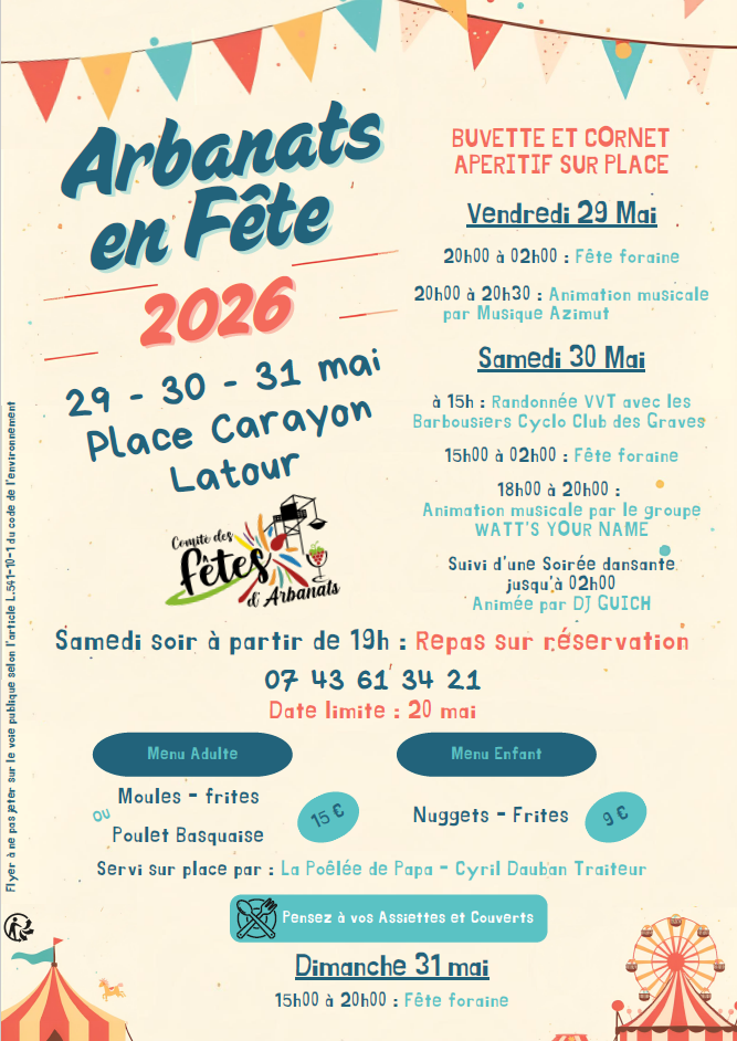 Arbanats en fête Arbanats