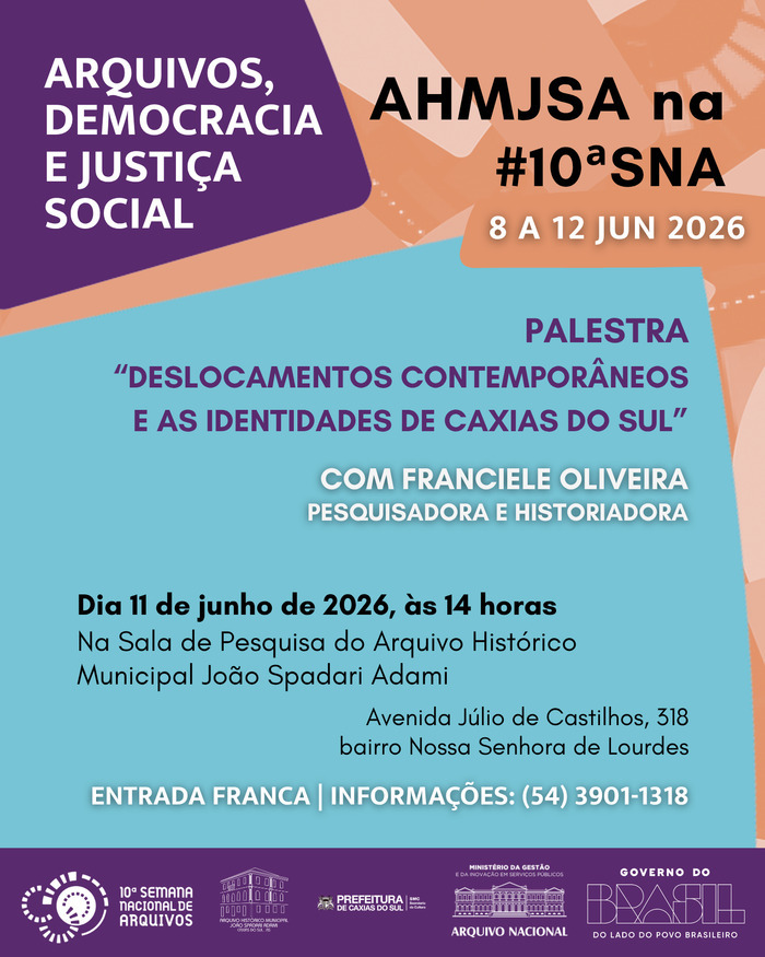 Arquivo Histórico Municipal João Spadari Adami Caxias do Sul