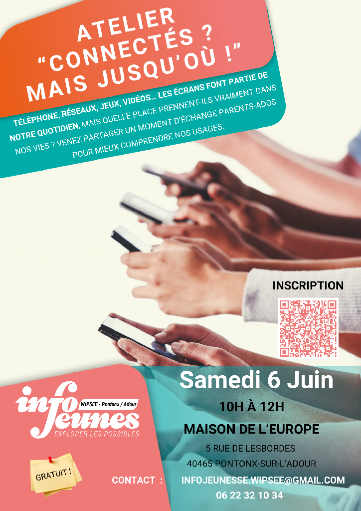Atelier Connectés ? Mais jusqu’où ! Pontonx-sur-l’Adour