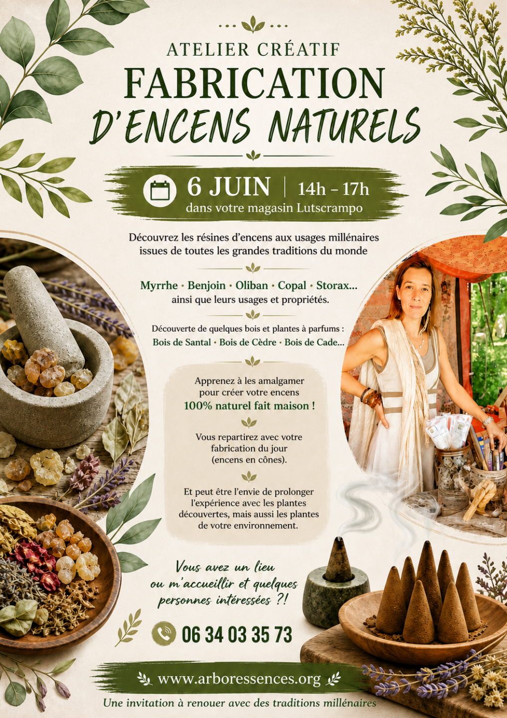 ATELIER CRÉATIF FABRICATION ENCENS Aire-sur-l’Adour