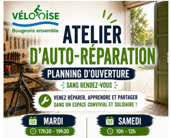 Atelier d’auto-réparation du samedi à Compiègne, Atelier Compiègne, Évry-Grégy-sur-Yerre