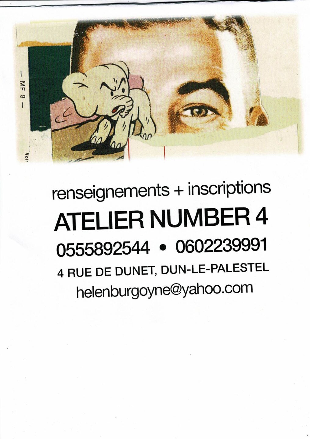 Atelier de collage  Dun-le-Palestel