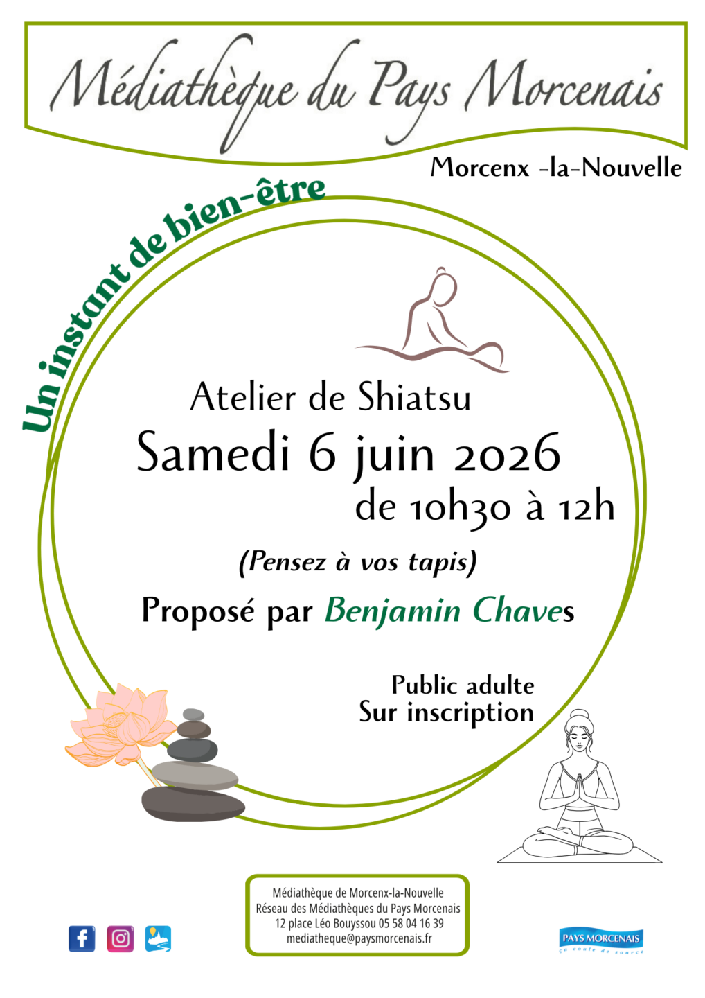 Atelier de Shiatsu Morcenx-la-Nouvelle
