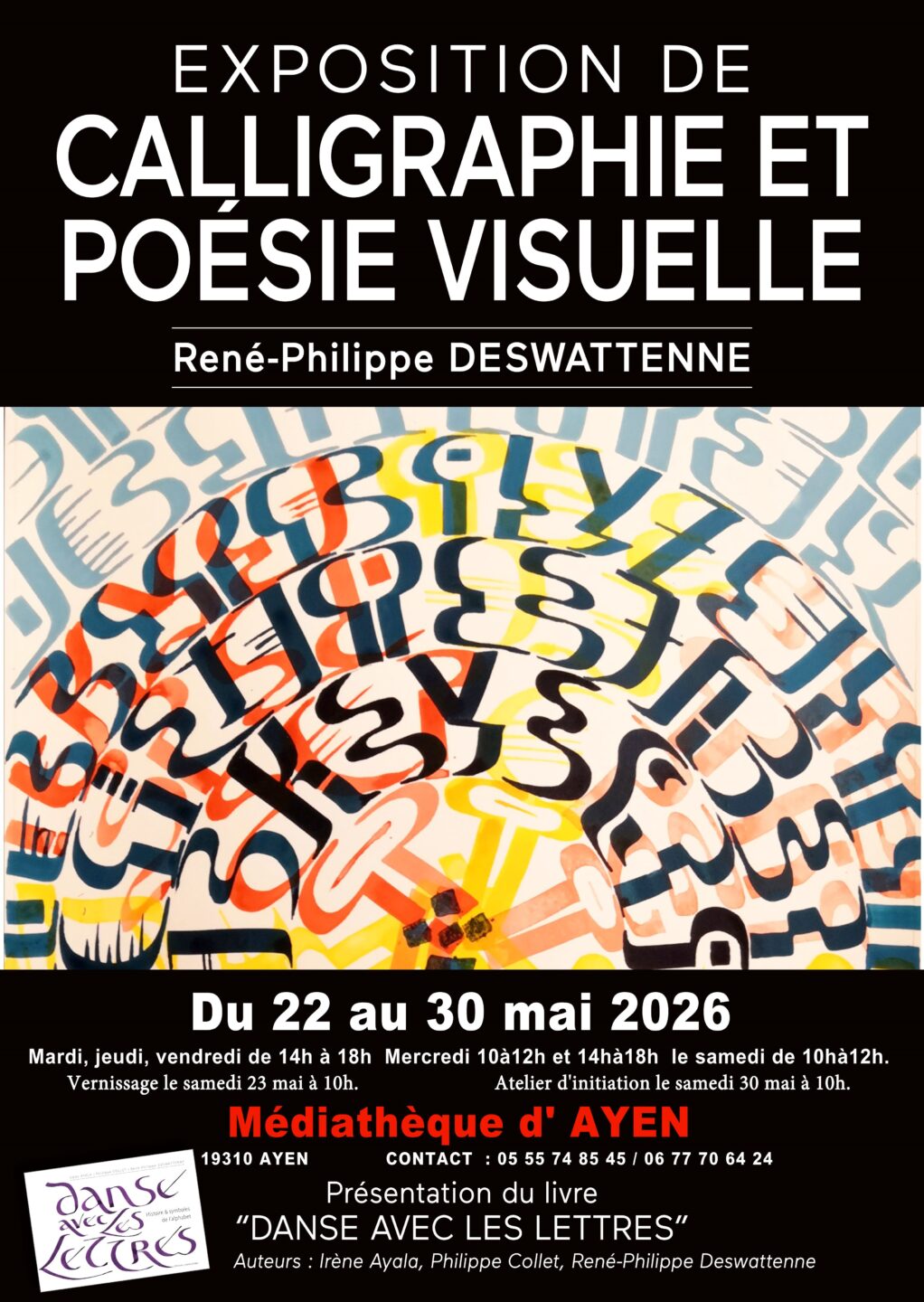 Atelier d’initiation à la calligraphie contemporaine  Ayen