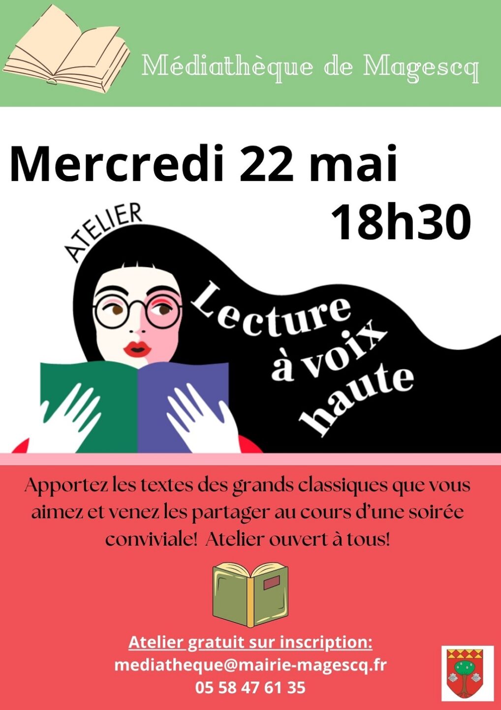 Atelier Lecture à Haute Voix 21 Avenue de Maremne Magescq 2026-05-20