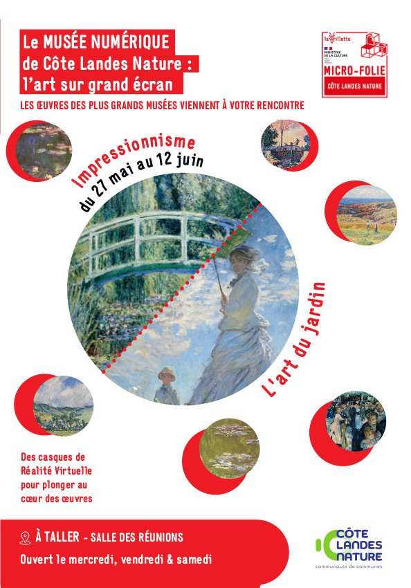 Atelier Micro-Folie Peinture au jardin Salle des réunions Taller 2026-05-30