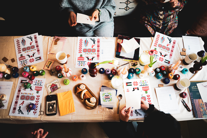 Atelier « Reclaiming: une introduction au tatreez palestinien » avec Nur Dasoki, FMAC (Collection d’art contemporain de la Ville de Genève), Genève
