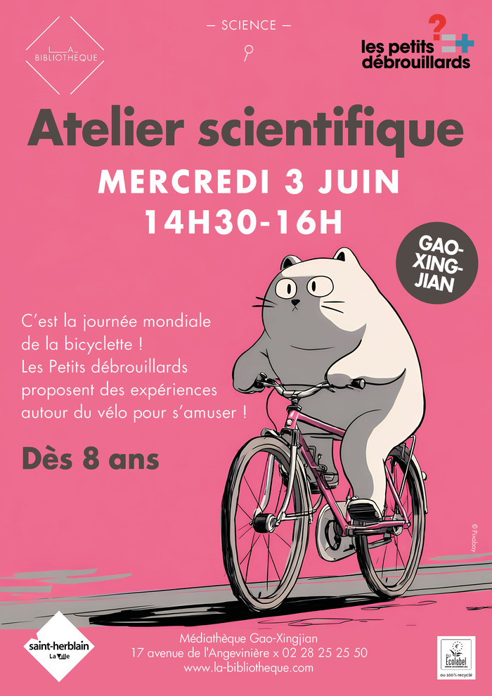 Atelier scientifique, Médiathèque Gao-Xingjian, Saint-Herblain