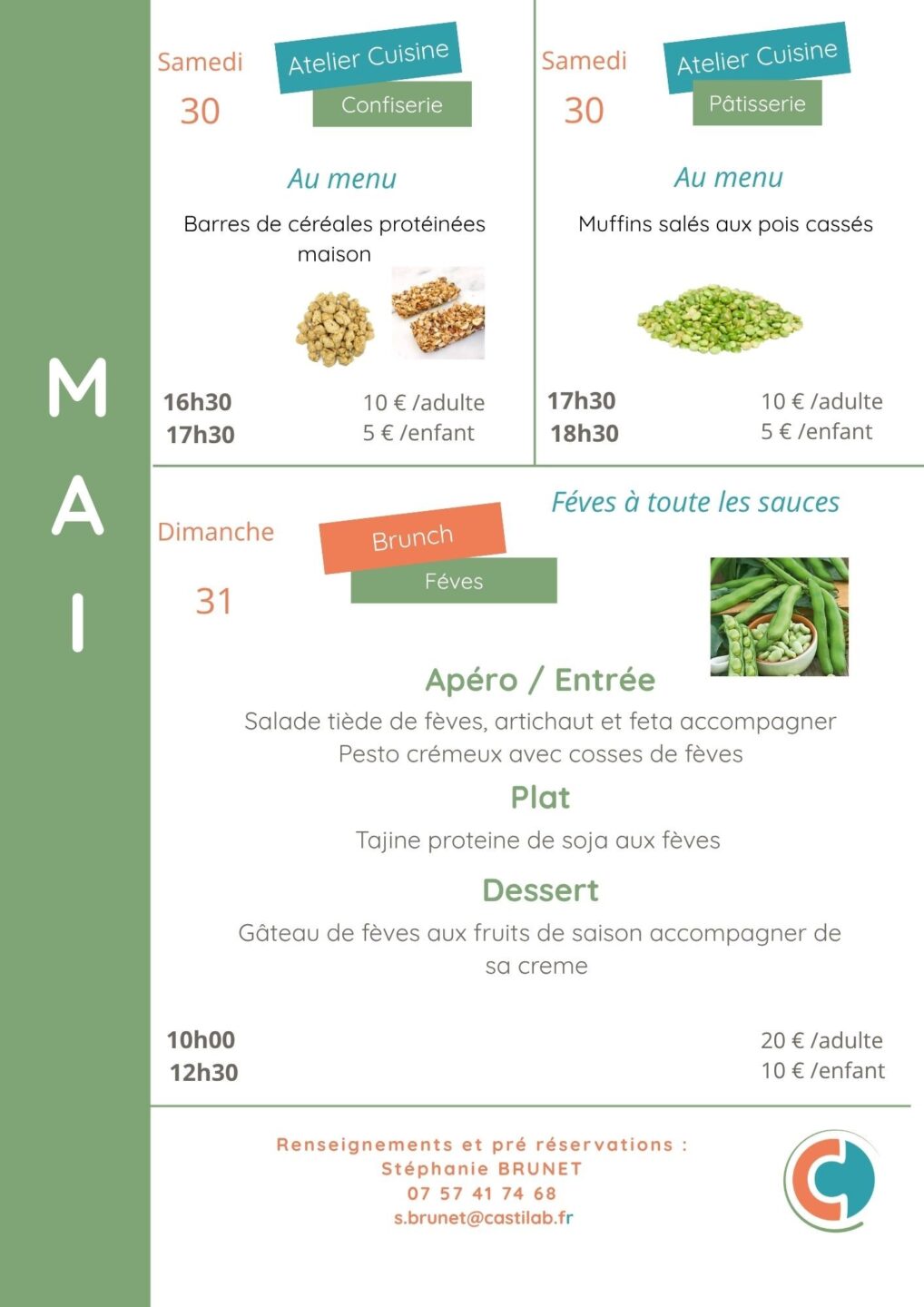 Ateliers culinaires Bio d&rsquo;Ici  Castillon-la-Bataille