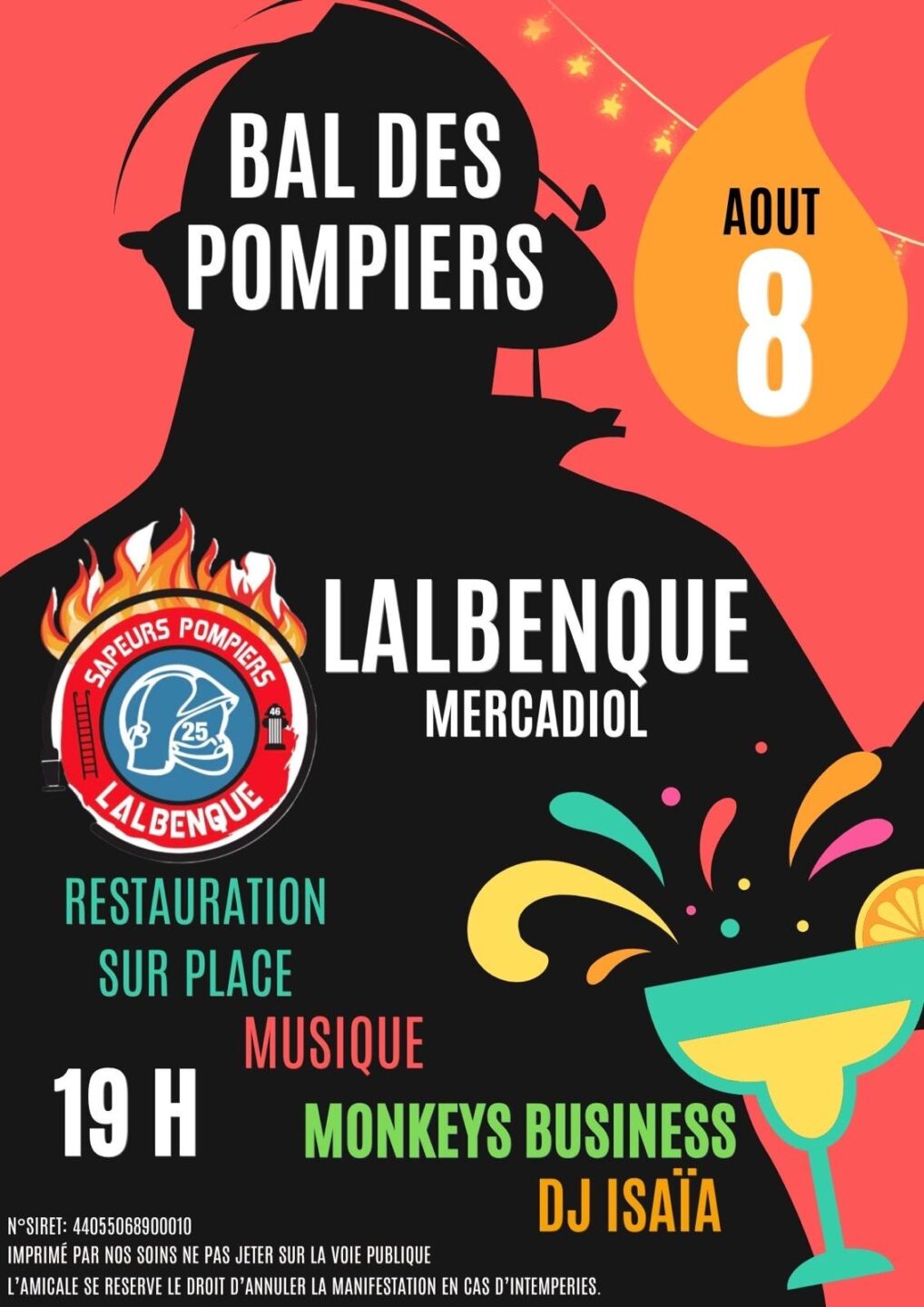 Bal des pompiers de Lalbenque Lalbenque