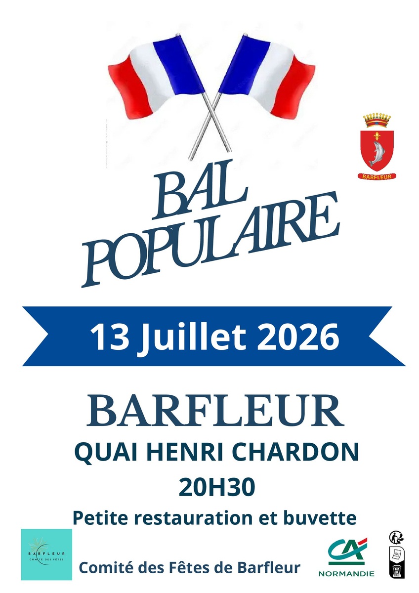 Bal populaire Quai Henri Chardon Barfleur 2026-07-13