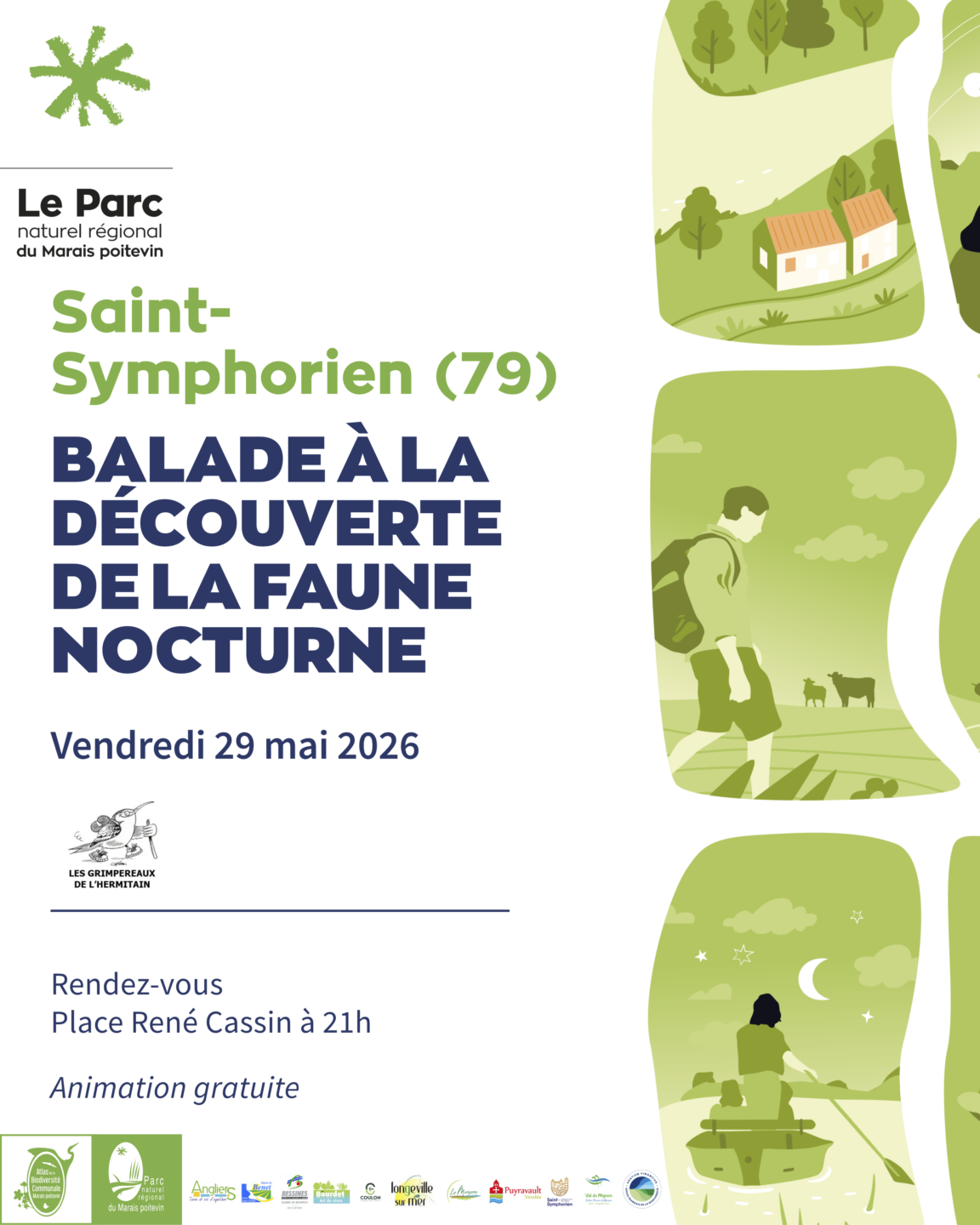 Balade à la découverte de la faune nocturne à Saint-Symphorien  Saint-Symphorien