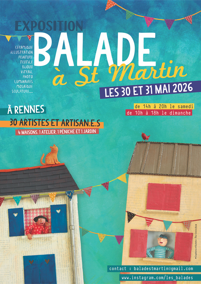 Balade à St Martin quartier Nord St Martin Rennes