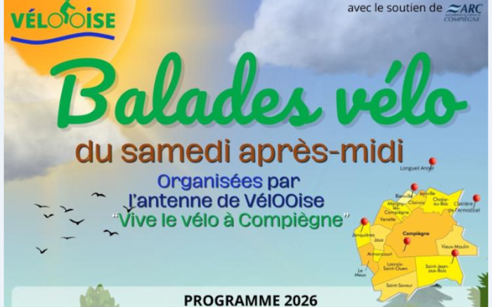Balade à vélo de Compiègne à Saint Jean aux Bois Atelier Compiègne Évry-Grégy-sur-Yerre