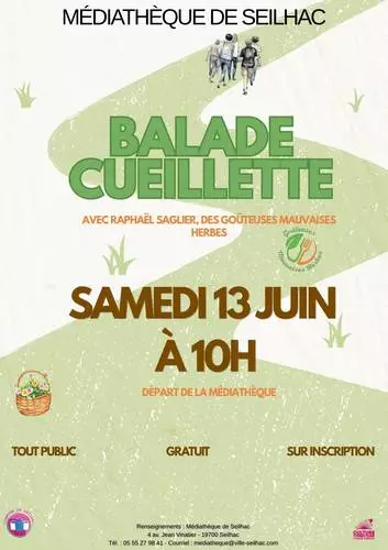 Balade cueillette 4 Avenue Jean Vinatier Seilhac 2026-06-13