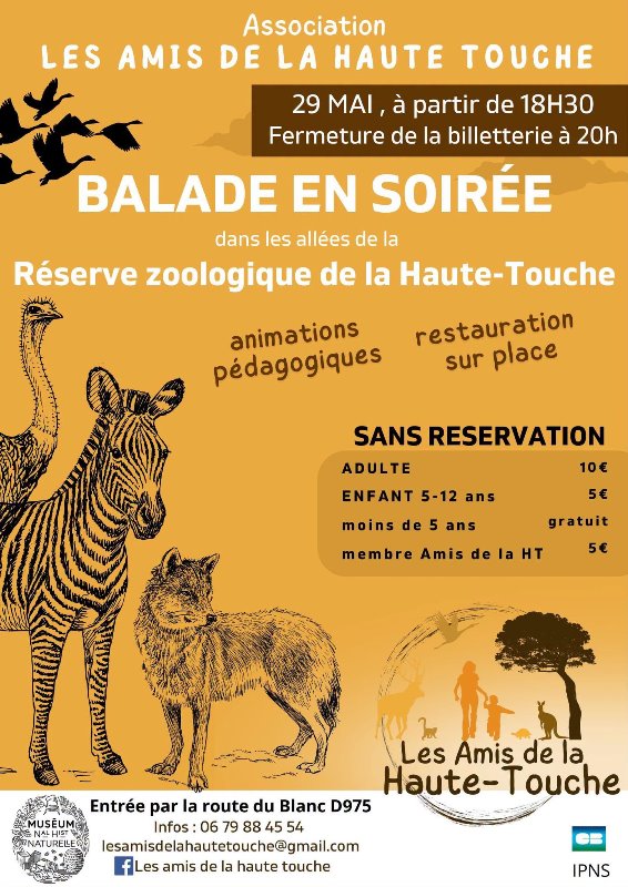 Balade en soirée à la Haute-Touche Obterre