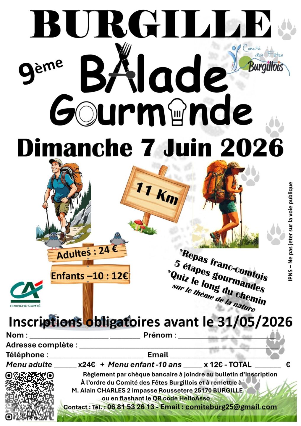 Balade Gourmande  Burgille 2026-06-07