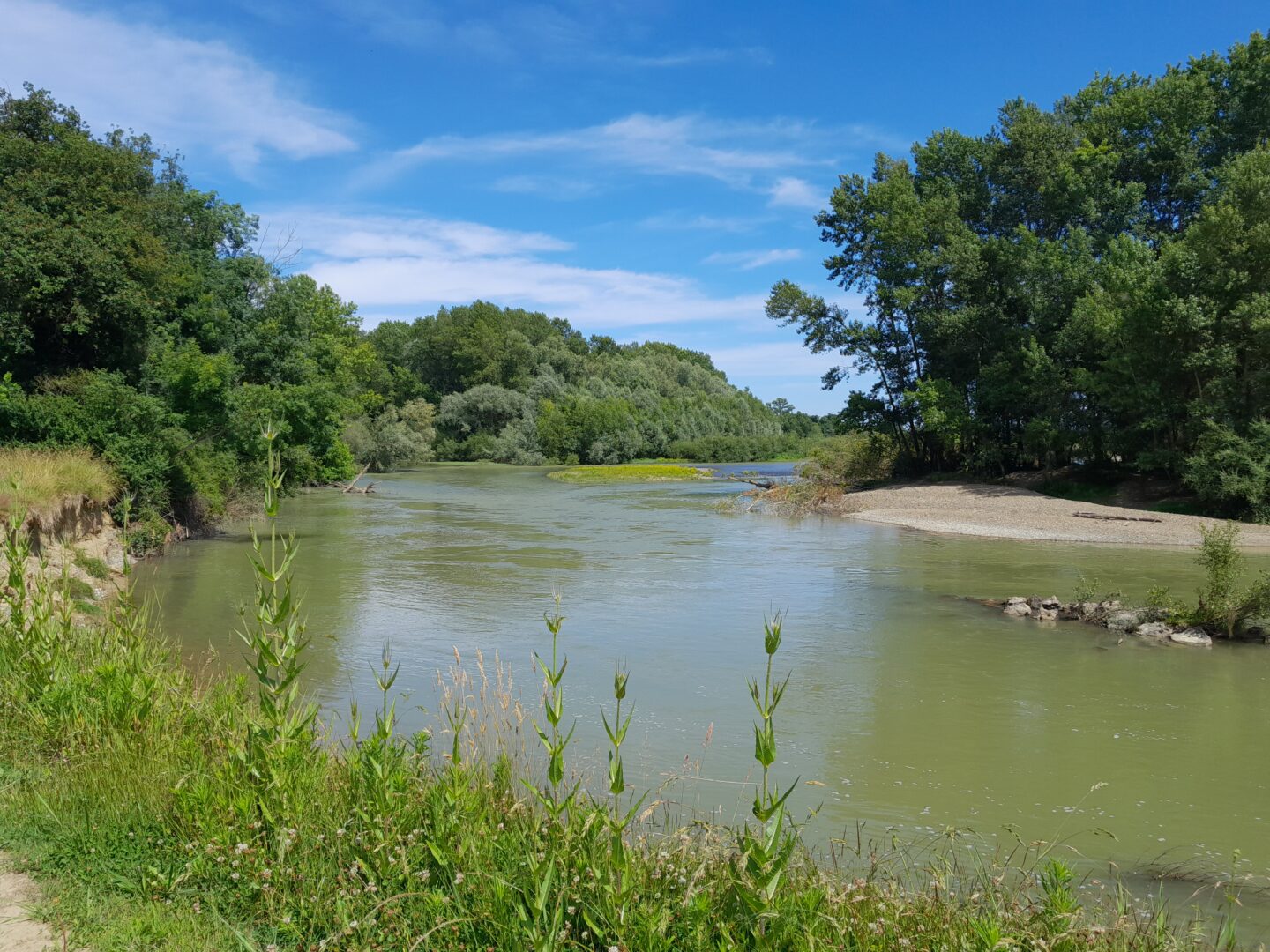 Balade sur le sentier de l&rsquo;Adour entre Bordères et Lamensans et Grenade sur l&rsquo;Adour  Bordères-et-Lamensans