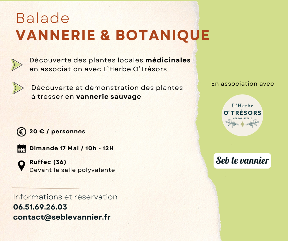Balade vannerie & botanique Ruffec