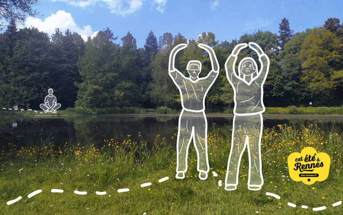 Balades méditatives 2026 – mercredi 22 juillet 2026 de 10h à 11h30 – Gayeulles Guinguette du Parc des Bois, Parc des Gayeulles Rennes