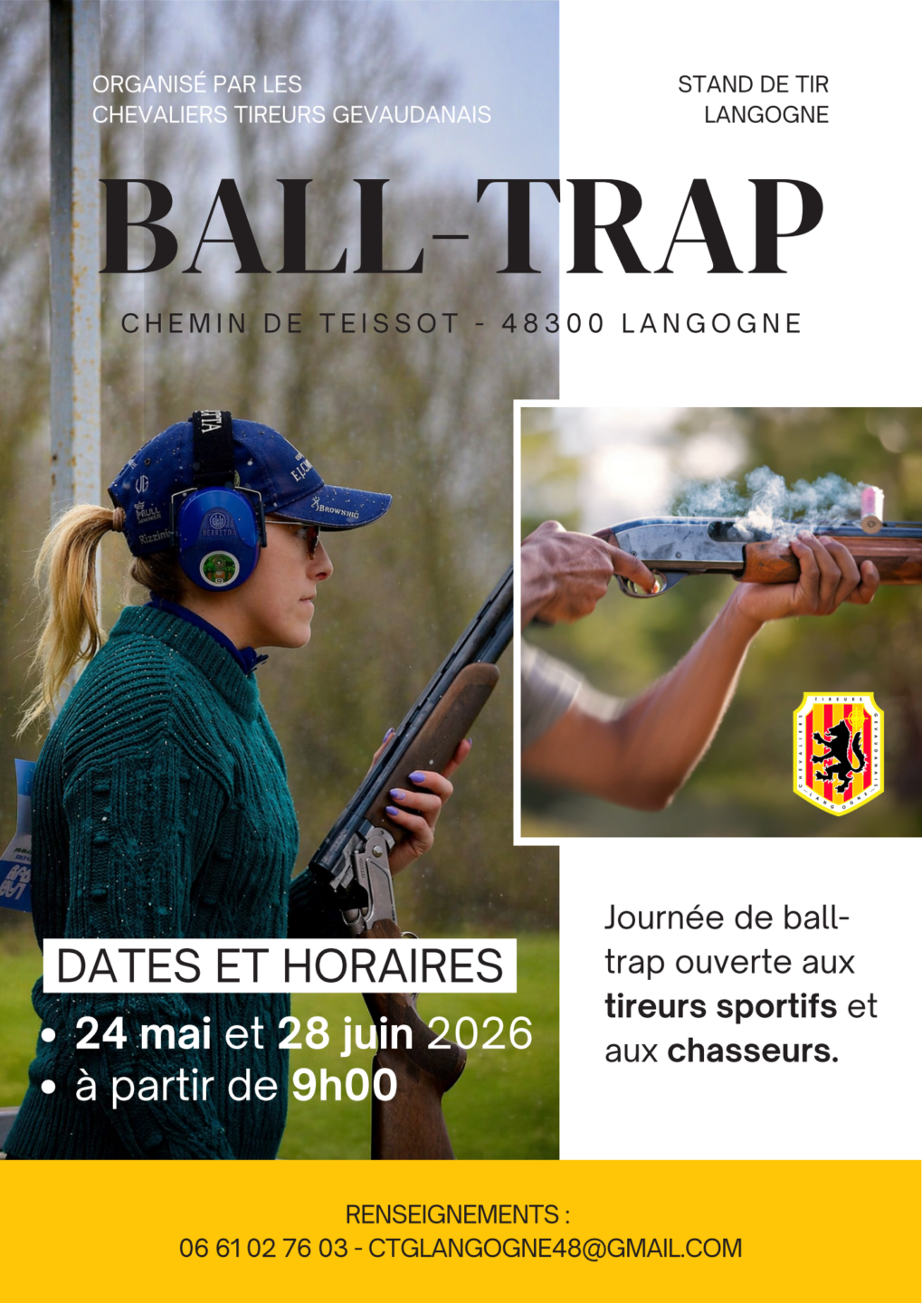 BALL-TRAP  Langogne