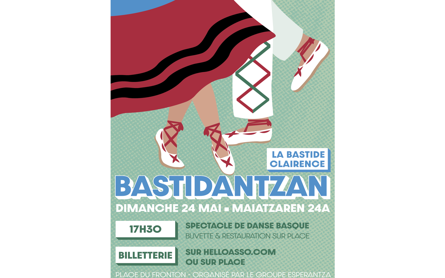 Bastidantzan Place du fronton La Bastide-Clairence 2026-05-24