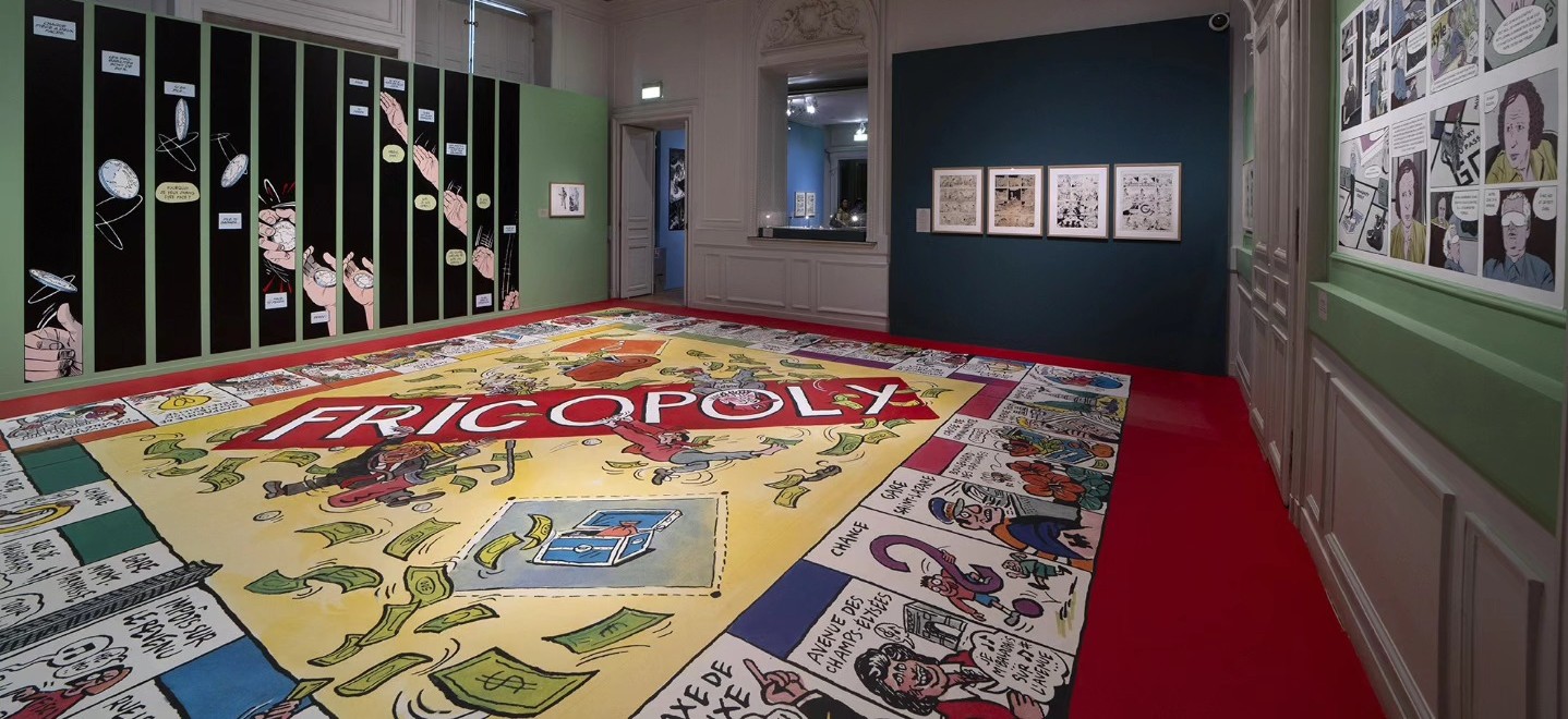 Salle Fricopoly de l’exposition CLING !