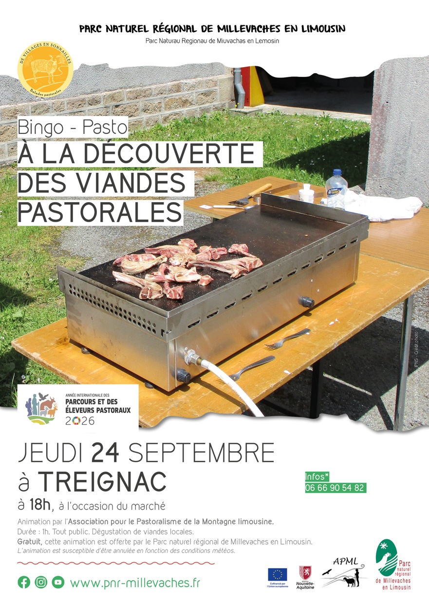 Bingo-pasto: à la découverte des viandes pastorales Treignac