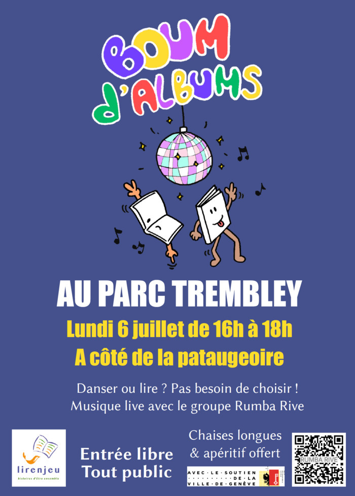 BOUM D’ALBUMS, Parc Trembley,
