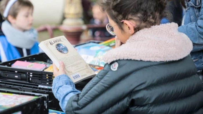 Braderie de livres solidaire Parc du Thabor Rennes