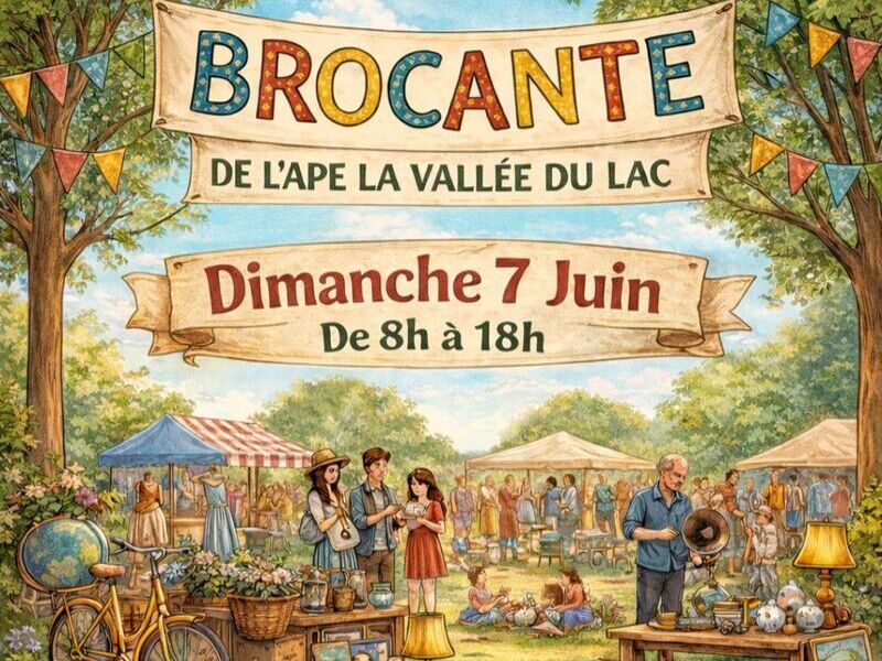 Brocante Grande allée derrière le gymnases Château-la-Vallière 2026-06-07