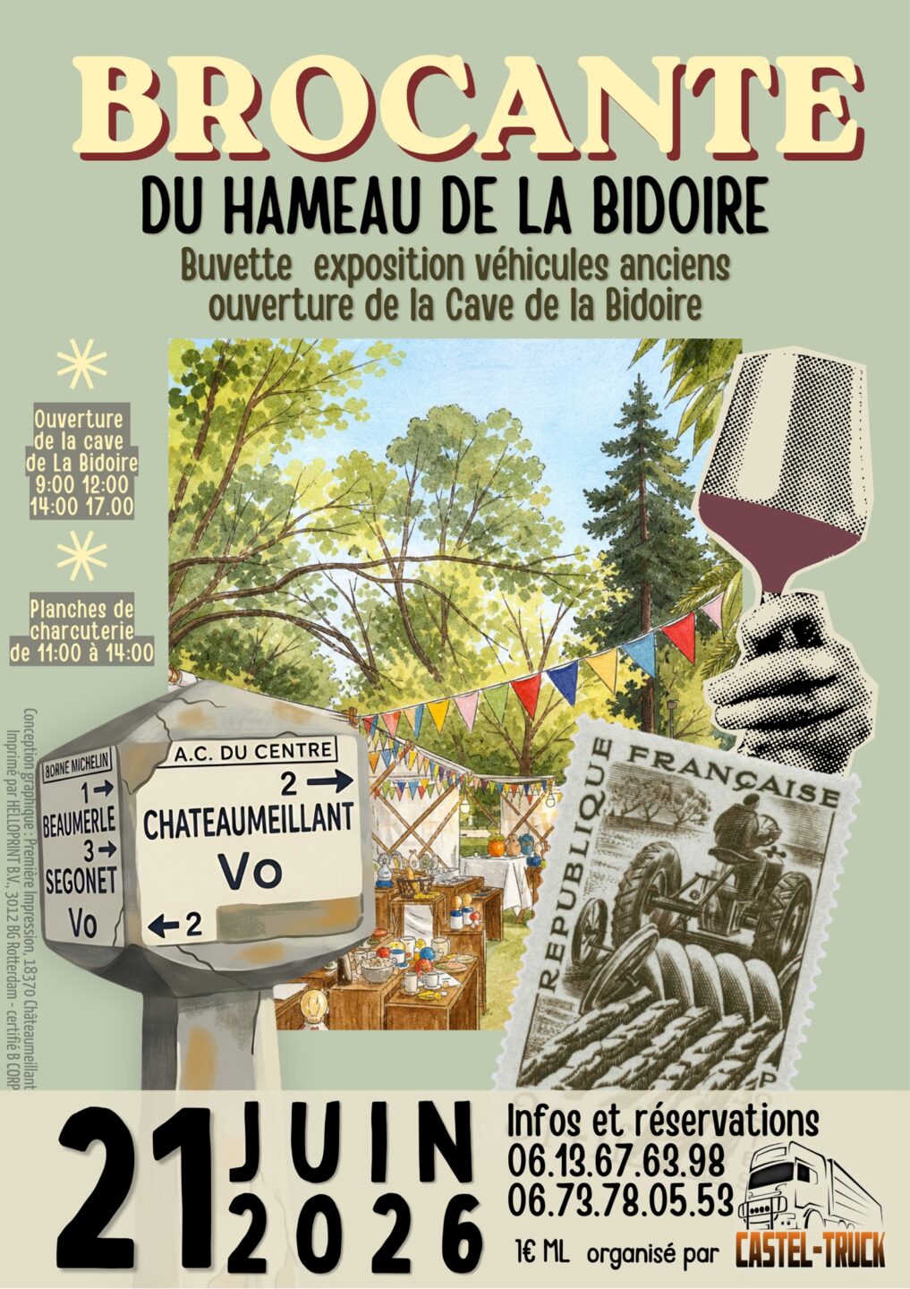Brocante du hameau de la Bidoire la bidoire Châteaumeillant 2026-06-21