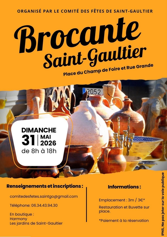 Brocante et fête foraine Saint-Gaultier