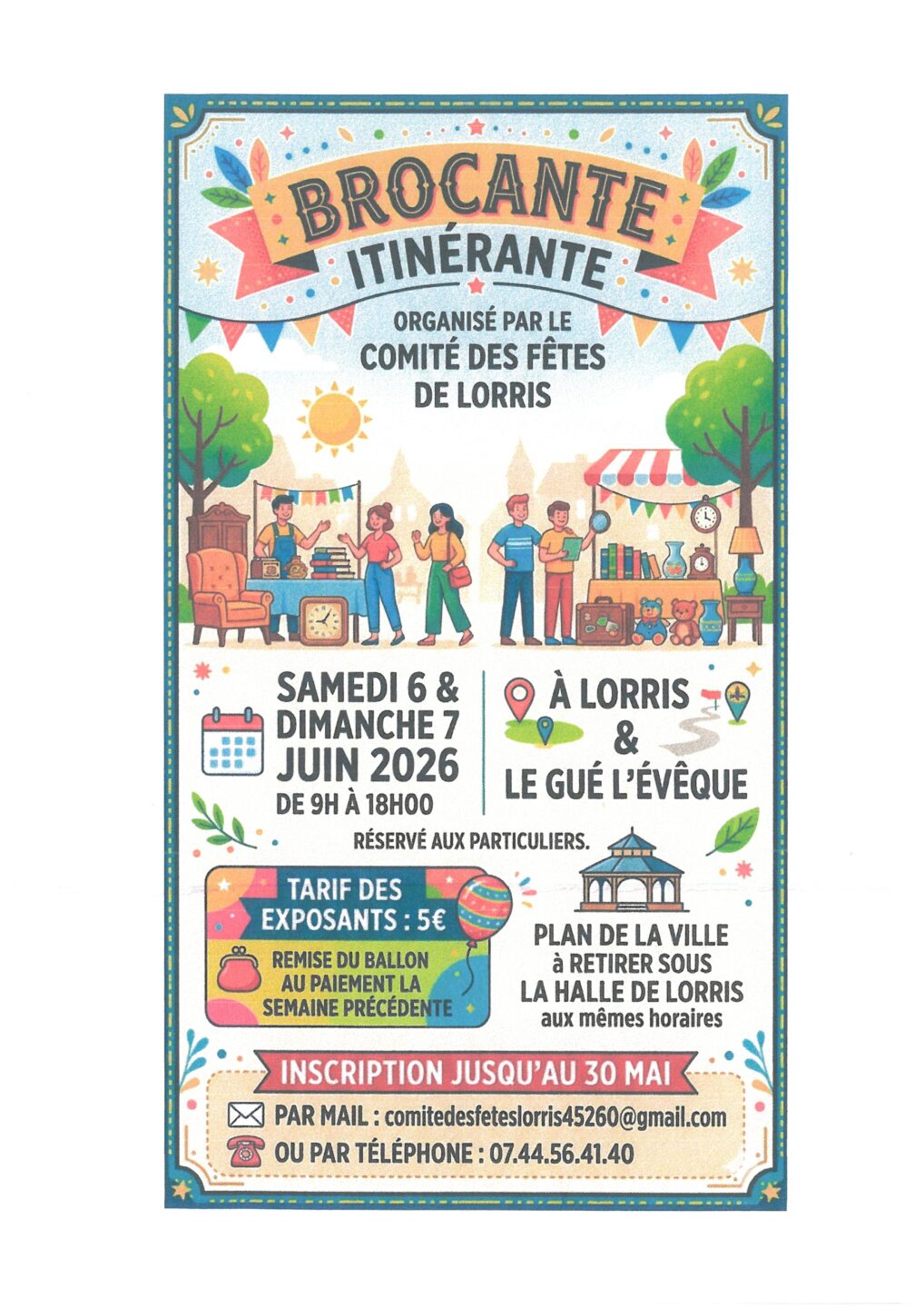 Brocante itinérante Lorris