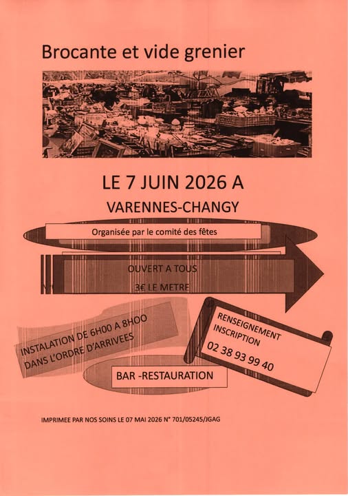 Brocante-Vide-greniers Varennes-Changy