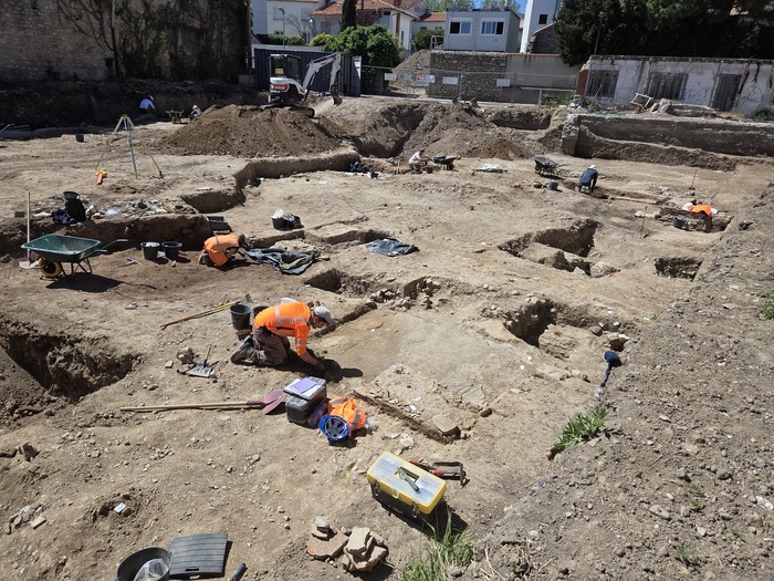 Bureau d'archéologie Hadès : Visite d'un chantier en cours de fouille Narbonne