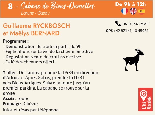 Cabanes ouvertes Cabane de Bious-Oumettes Bious Oumettes Laruns 2026-07-23