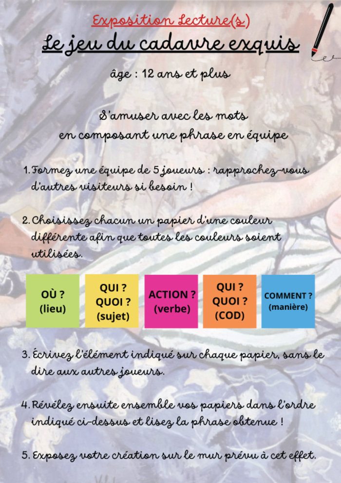 Cadavre exquis collectif, Musée des beaux-arts de Limoges, Limoges