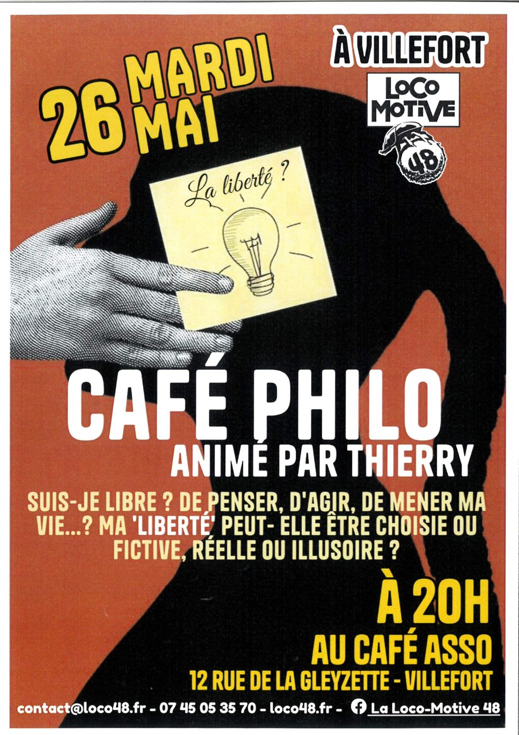 CAFÉ PHILO LA LIBERTÉ  Villefort