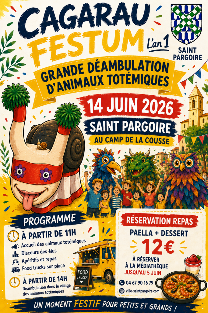 CAGARAU FESTUM Saint-Pargoire 2026-06-14