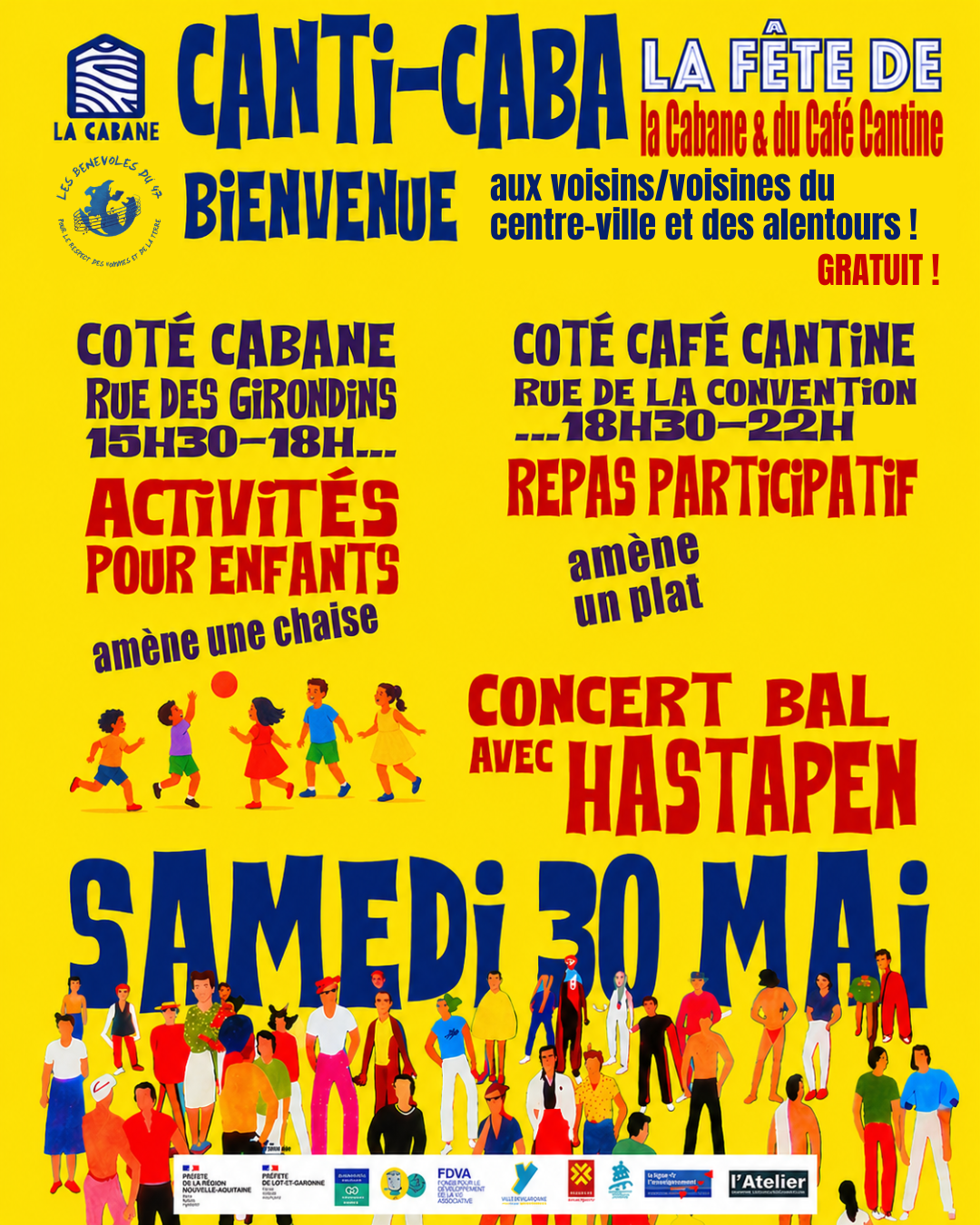 Canti-Caba La rue aux enfants ! 52 Rue des Girondins Villeneuve-sur-Lot 2026-05-30