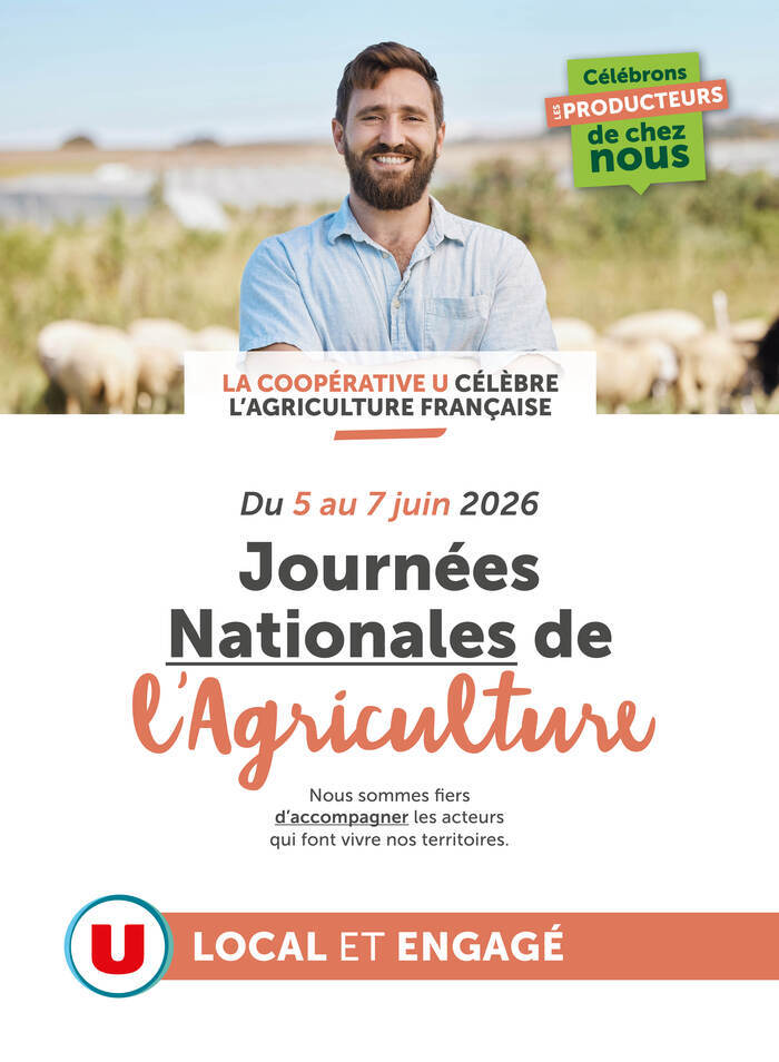 Célébrons les Producteurs de chez nous au Super U de RENNES SAINT JACQUES Super U RENNES ST JACQUES ST JACQUES DE LA LANDE