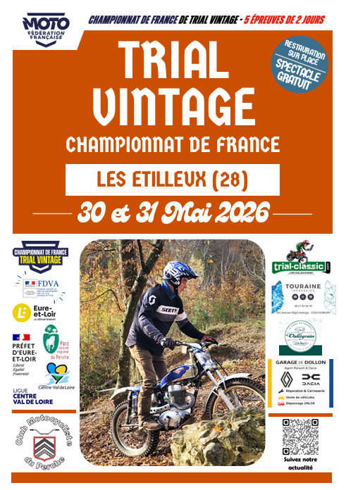Championnat de France de Trial Vintage Les Étilleux Les Étilleux