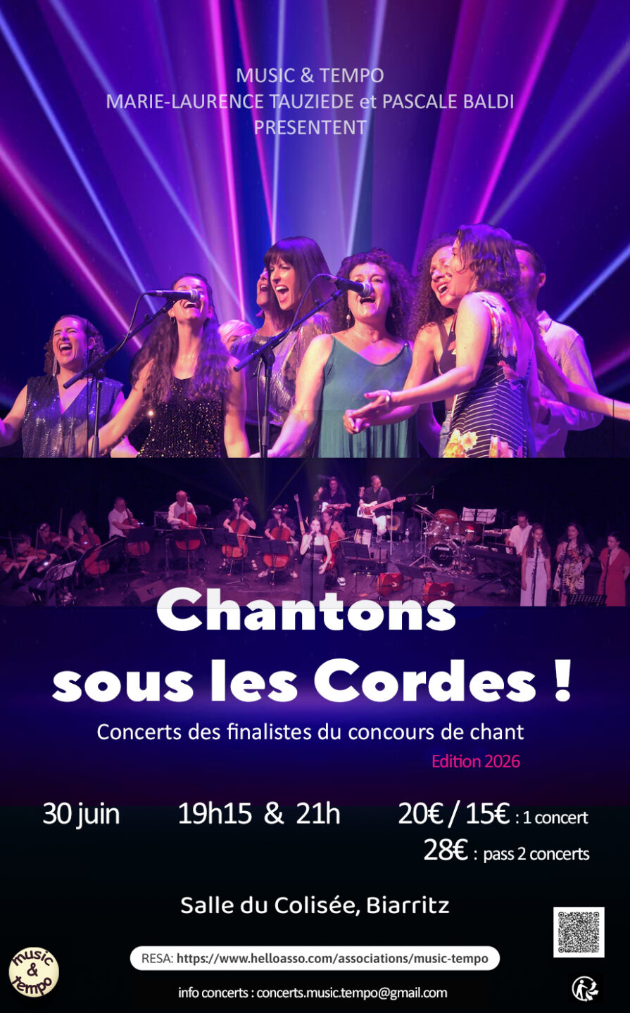 Chantons sous les Cordes Édition 2026 Le Colisée Biarritz