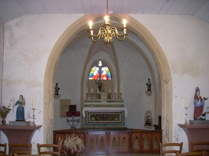 Chapelle du XVe siècle et sculptures baroques en milieu rural Chapelle Sainte-Barbe Boler