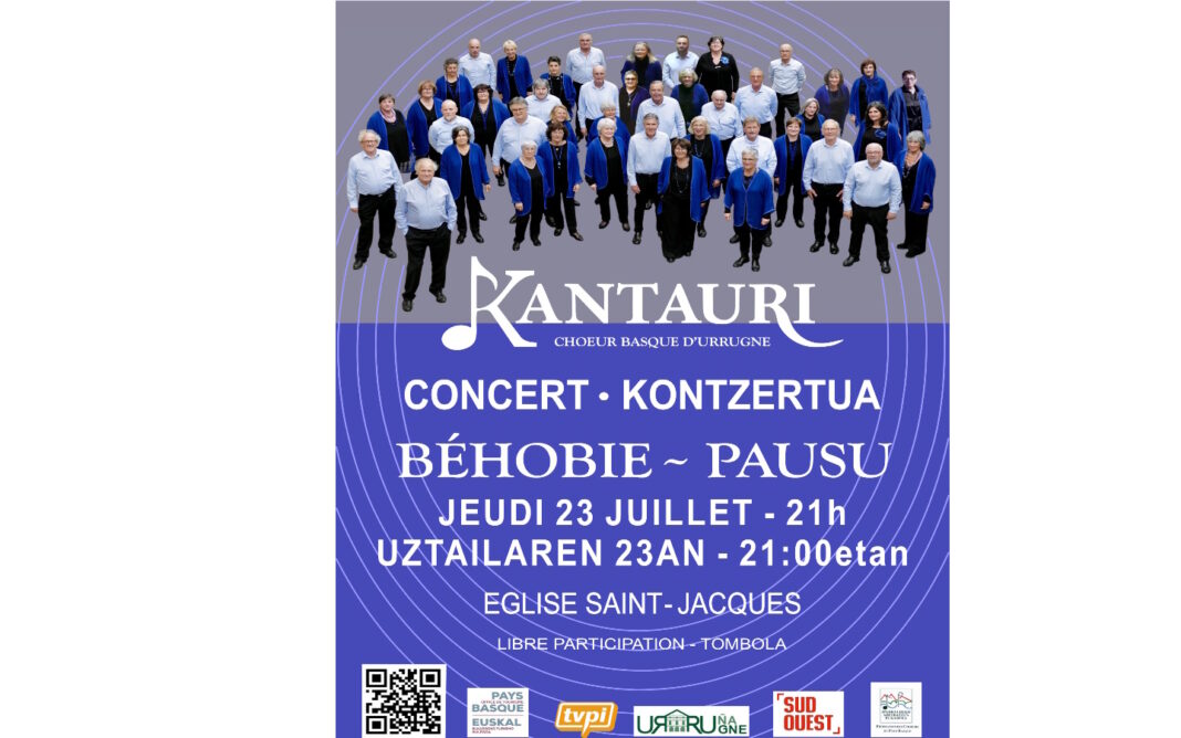 Chorale Kantauri Rue de l’Eglise, Béhobie Urrugne