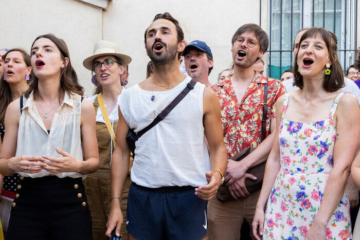 Chorale tout le monde peut chanter à l'Hôtel de la Marine Hôtel de la Marine Paris