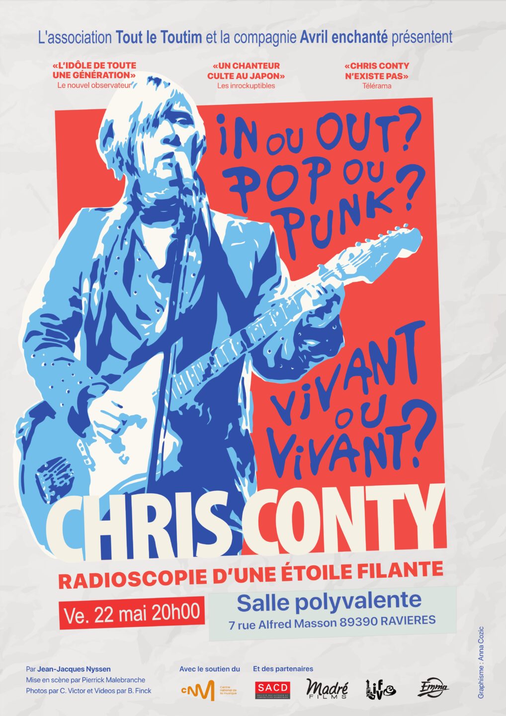 CHRIS CONTY Salle polyvalente Ravières