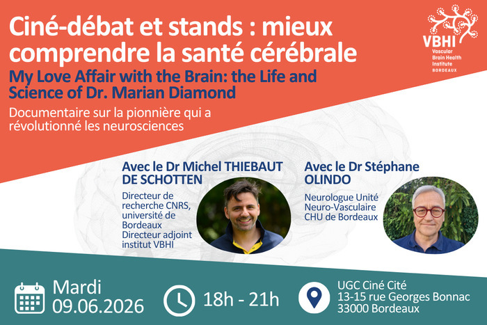 Ciné-débat et stands : mieux comprendre la santé cérébrale UGC Ciné Cité Bordeaux