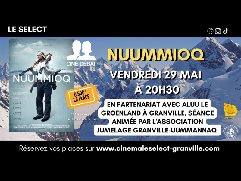 Ciné-débat Nuummioq 7 Boulevard d'Hauteserve Granville 2026-05-29
